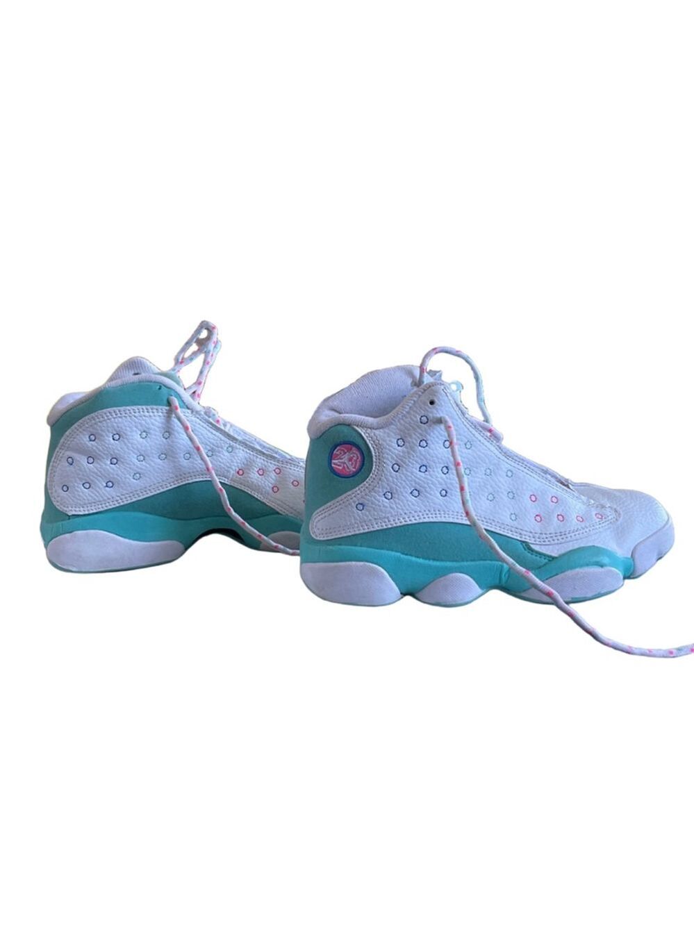 Air Jordan 13 Retro Aurora Green Teal DS GS 43 Size 5.5Y - Picture 5 of 7